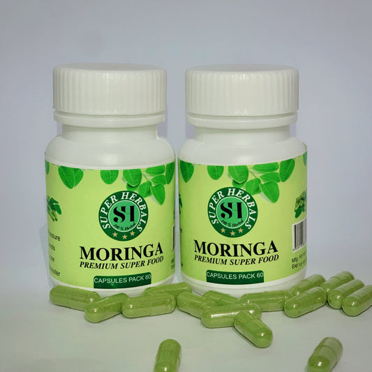 Moringa capsules pack 2 (60+60)=120
