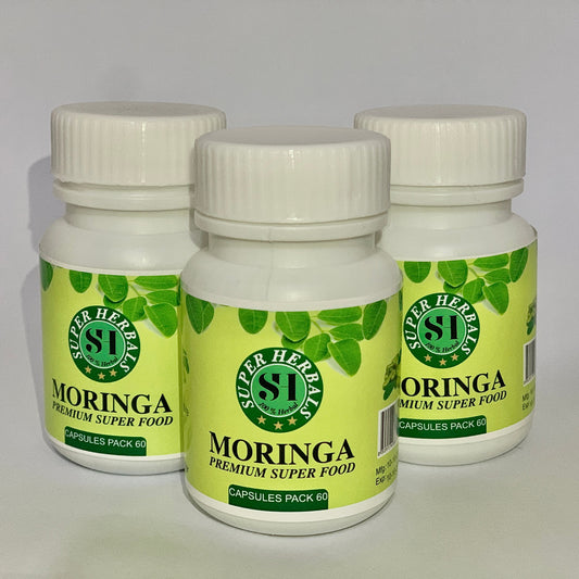 Moringa capsules pack 3 (60+60+60)=180