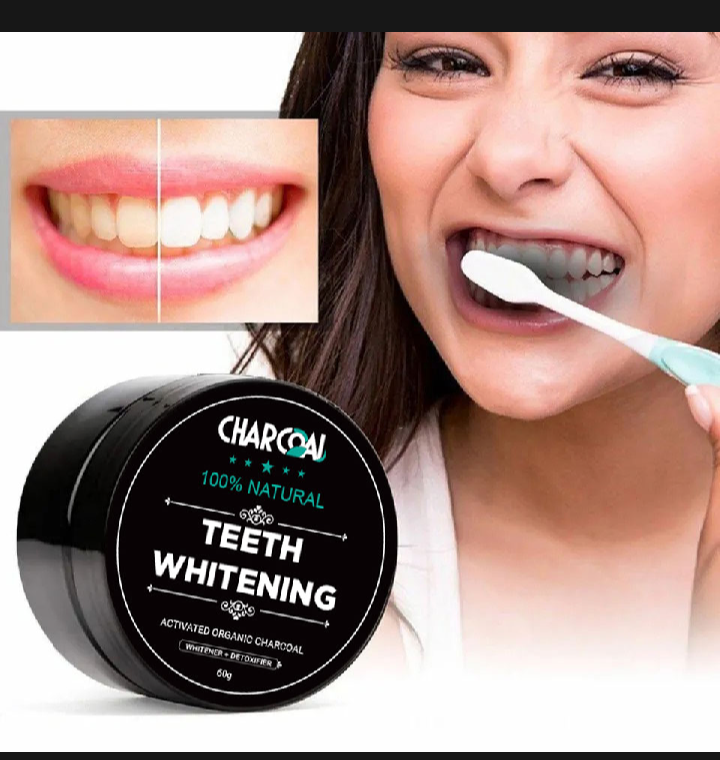 Wow White (Activated Charcoal Teeth Whitening Powder) 60 Grams